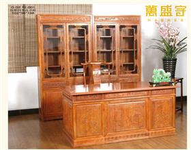 緬花四季花書柜